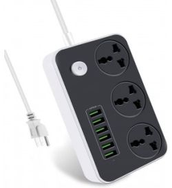 Regvolt Power Strip Surge Protector with 6 USB Universal Outlet 