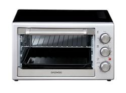 Daewoo 220 volt toaster oven DMO30Q/220v 30 liter Silver / Black  220v 240 volts 50 hz
