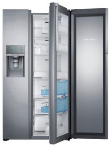 Samsung RH77H905078F Showcase Side by Side Refrigerator 220-240 Volts - multi door