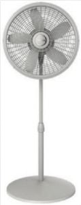Lasko LS18902 18" Stand Fan with Cyclone Grill, Tan, 220-240 Volts 50/60 Hz Main
