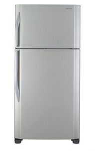 Sharp SJ-KT63R-WH 2-Door Classic Refrigerator 220 Volts