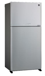 Sharp SJ-SMF700SL 220 volts top mount refrigerator Silver 220v 240 volts 50 hz main
