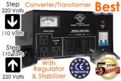 Type 5 Step Up and Down Deluxe Voltage Converter Deluxe Voltage Transformer