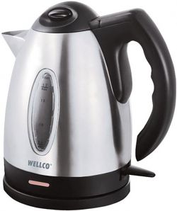 Welco Brushed Stainless Steel Cordless Jug Kettle 220 240 volts, 1.7Litre - (WEL101-00) Auto Shut Off