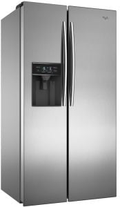 Whirlpool WRS49AKDWC Side By Side Refrigerator for 220-240 Volts