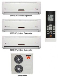 White Westinghouse WA3P27GNPWD 27,000 BTU Multi-Split Air Conditioner