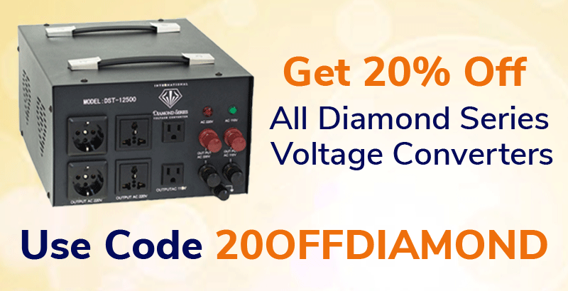 20% Off Diamond Series Voltage Converters