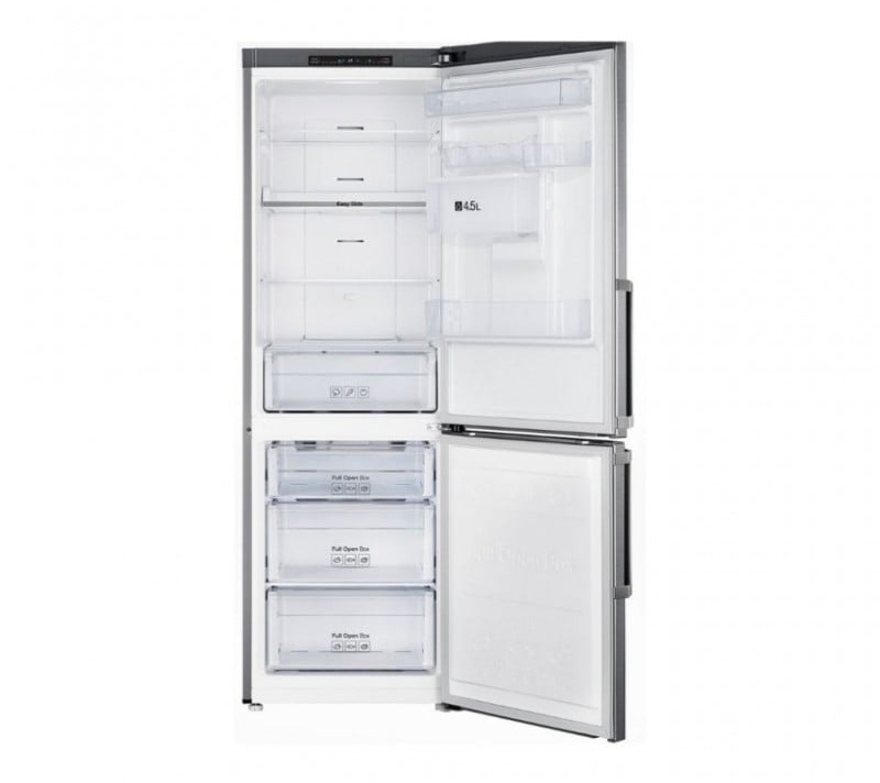 Samsung RB 33J3700SA 220 volt Bottom Freezer Refrigerator Silver with water dispenser 321 Liter capacity 220v 240 volt 50 hz